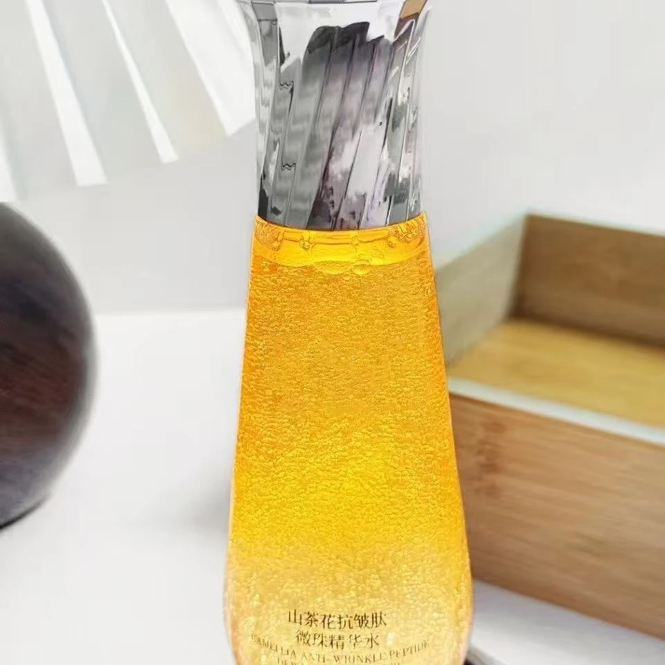 山茶花抗皱肽微珠精华水小金珠嘭弹水保湿抗皱舒缓修护