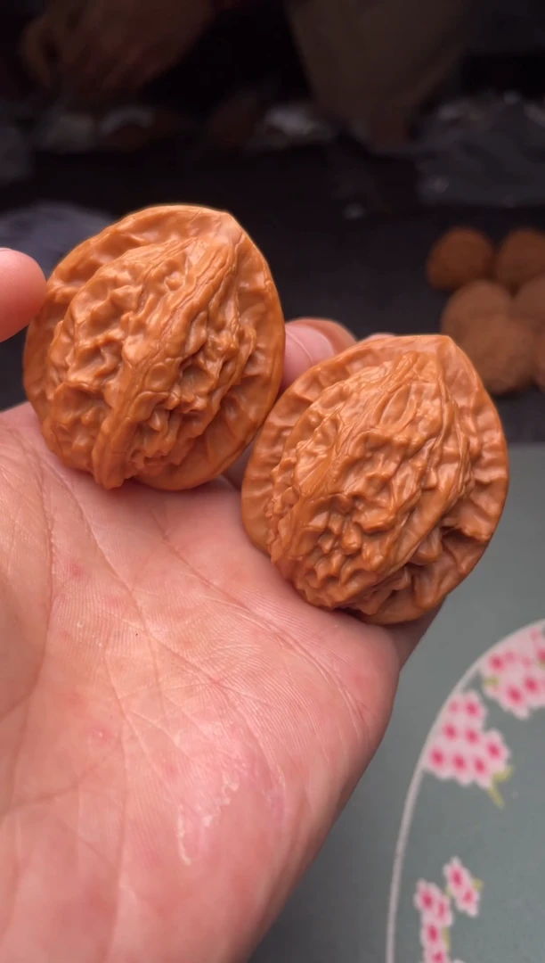 把件文玩核桃a45  大红袍 41尺