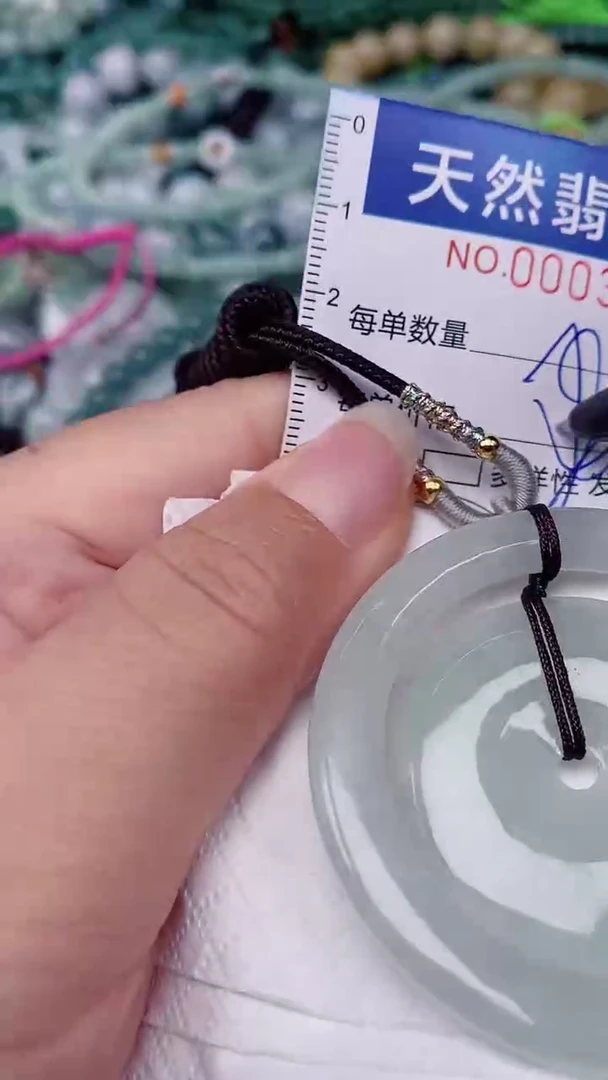 翡翠未镶嵌颈饰00003907