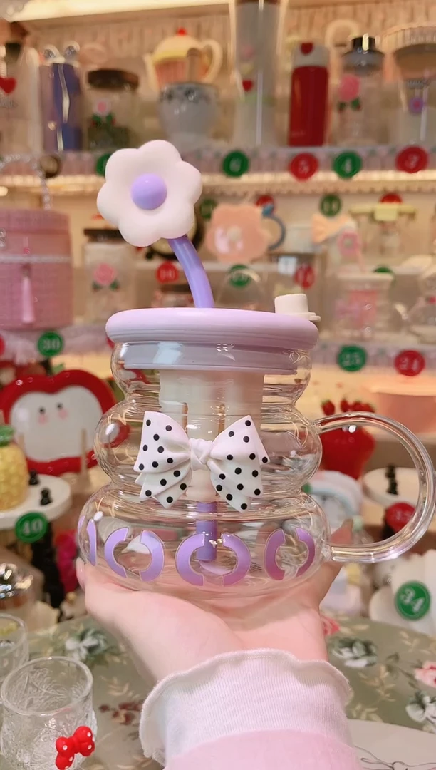 【闪购商品】摆件大容量吸管杯紫品质好，发货快，放心拍