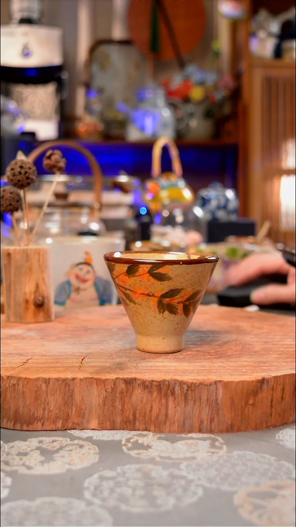 【闪购商品】杯子桂花手工手绘手工手绘