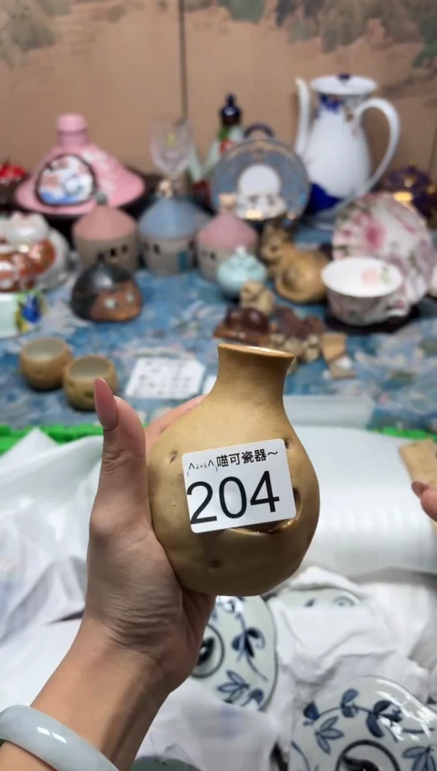 手工艺品钧瓷五*肉204