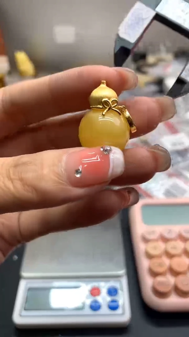 银S925镶嵌琥珀珠宝奇石1883