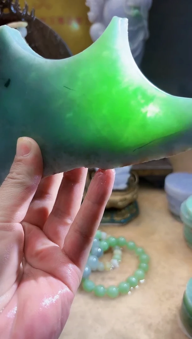 未镶嵌挂件翡翠A货张麦8573