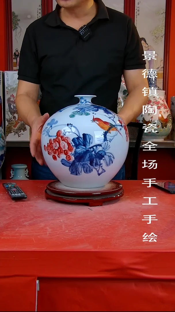 摆件景德镇陶瓷 全场手工手绘12