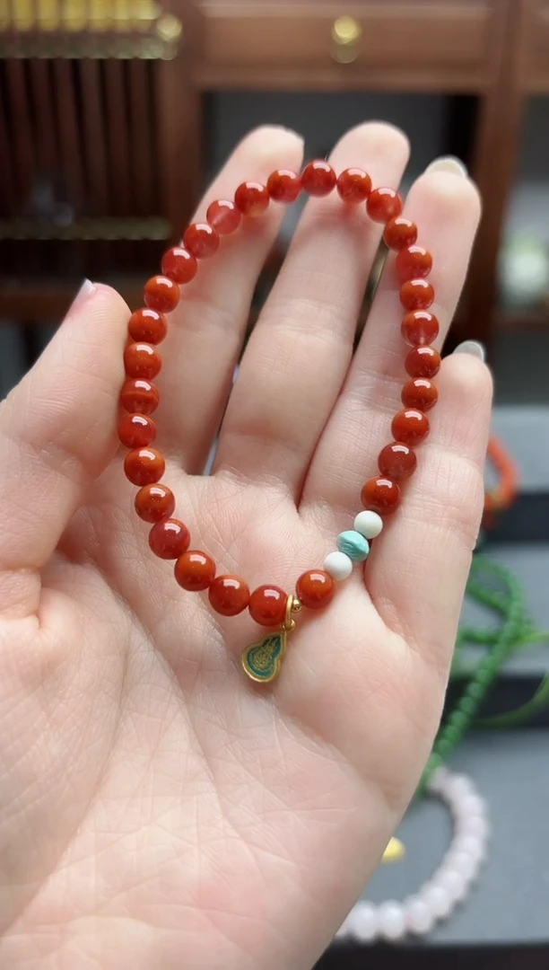 【闪购商品】南红玛瑙手串未镶嵌南红多宝手串 DN