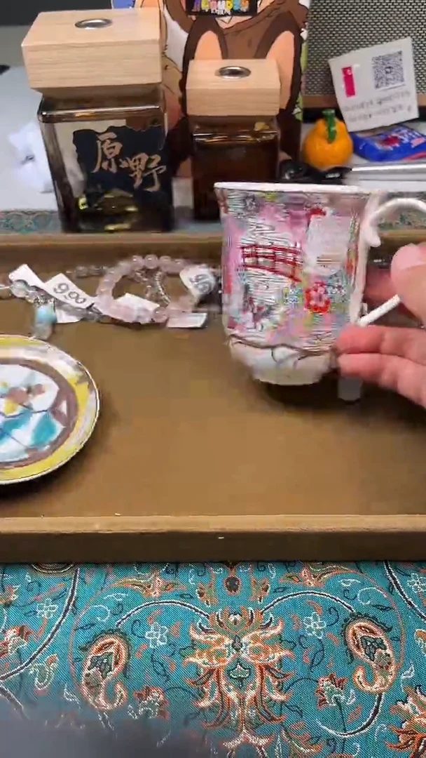 瓷片陶茶文玩666周边多人