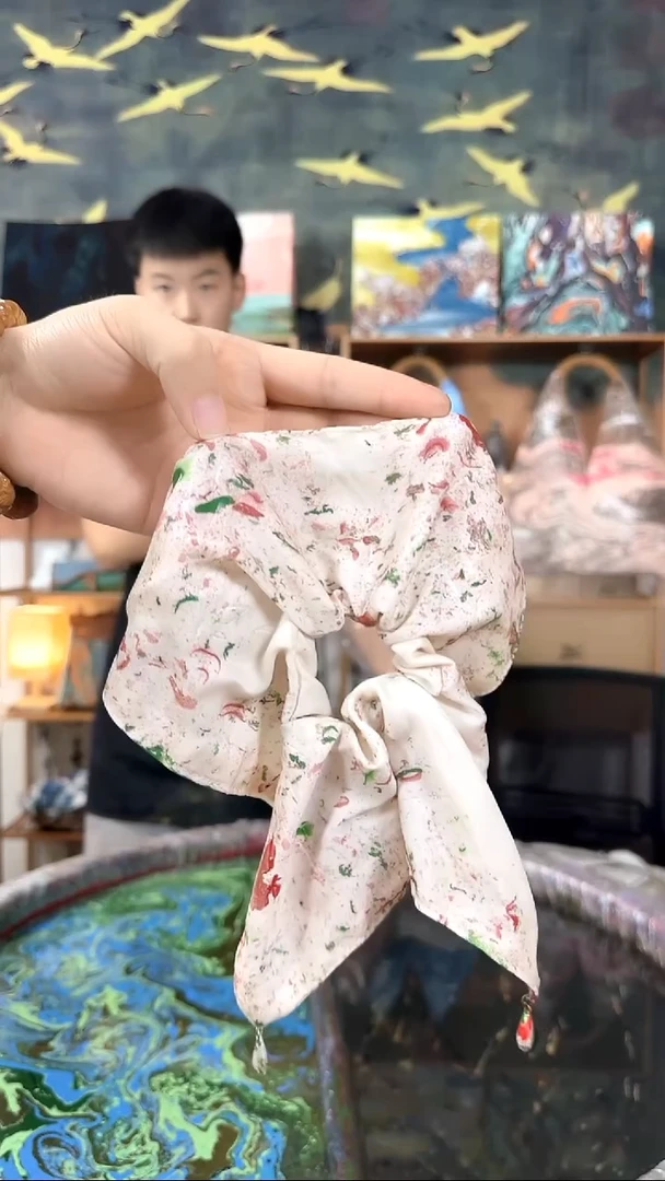 吊坠方巾 082 手工微瑕 一物一拍 不退不换