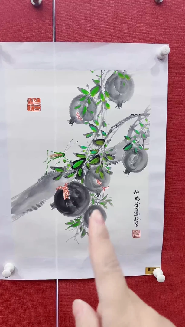 国画柳晓叶1.5平尺精品