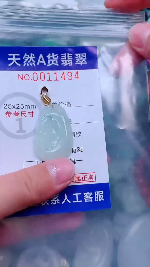 吊坠(不含链)未镶嵌翡翠1