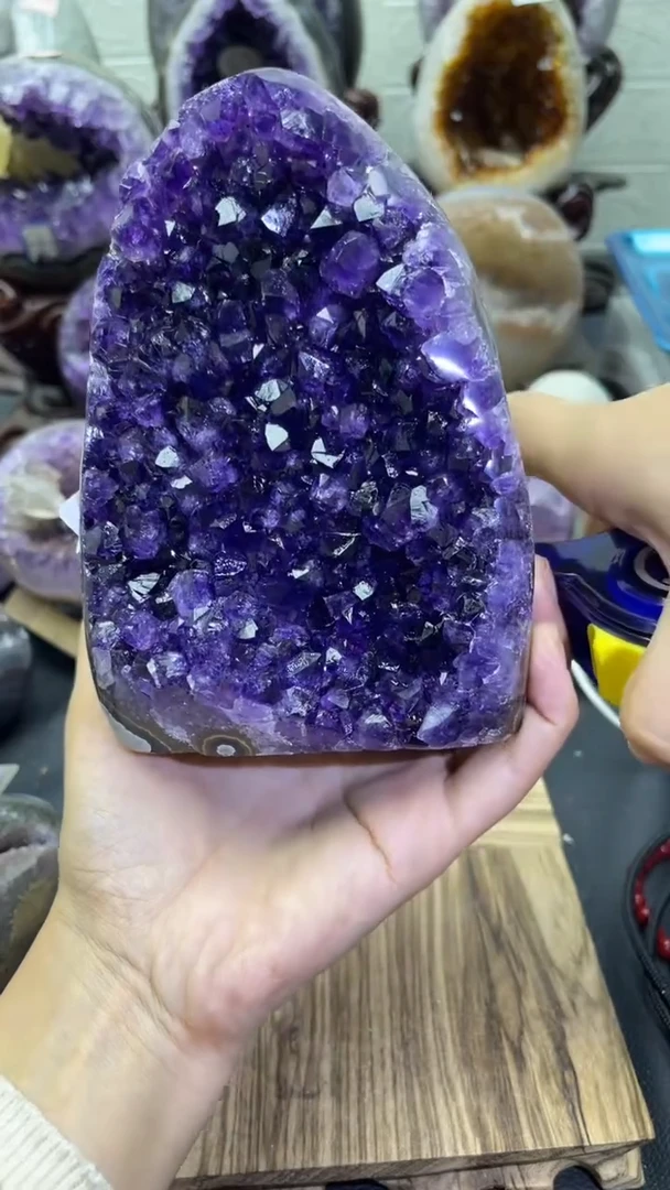 未镶嵌大型摆件（非配饰）紫晶静*150号摆件