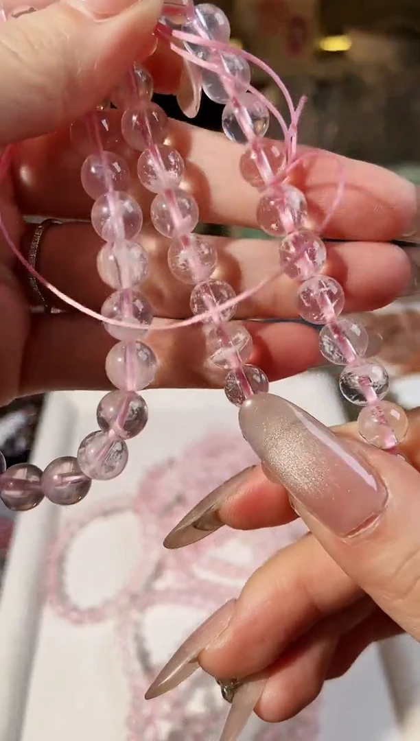 【闪购商品】水晶手串未镶嵌雪花幽灵卡7