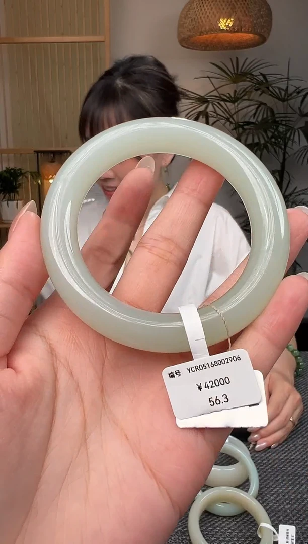 和田玉手镯未镶嵌YCR 56.3