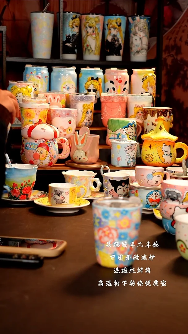 景德镇手工手绘杯杯