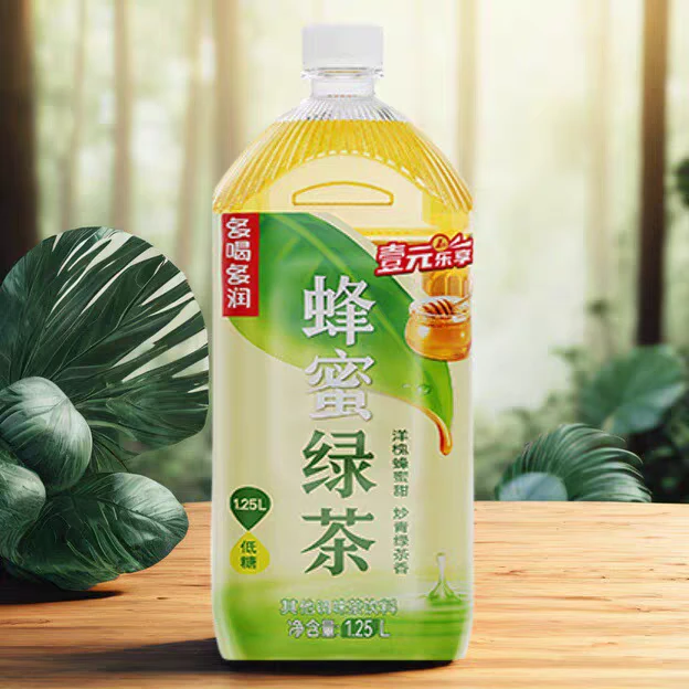 【临期】东鹏植物饮料（蜂蜜绿茶）1.25L*3瓶