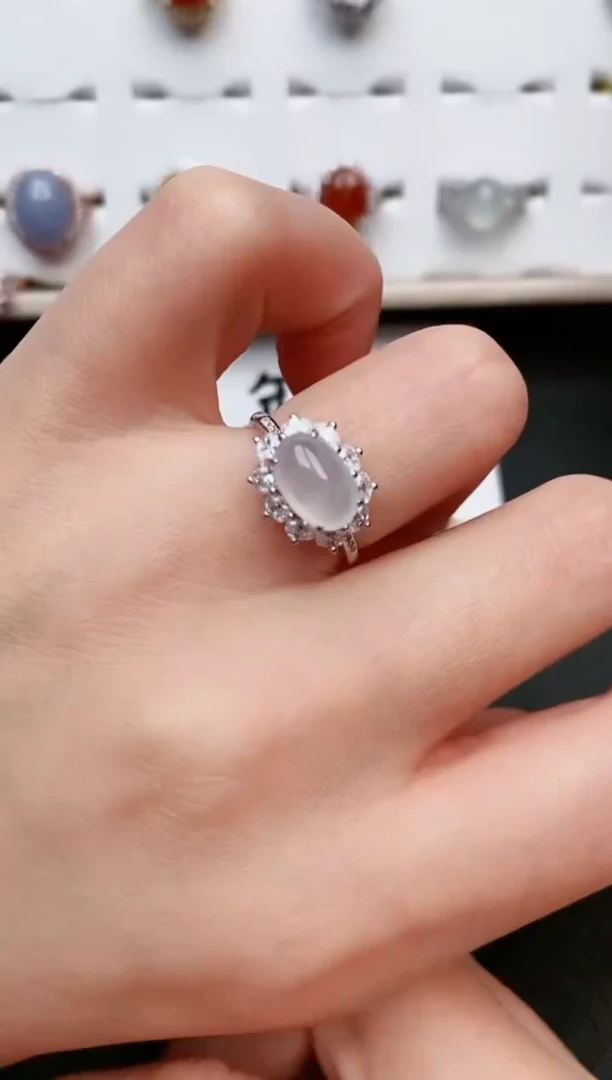 【闪购商品】翡翠戒指银S925镶嵌.....
