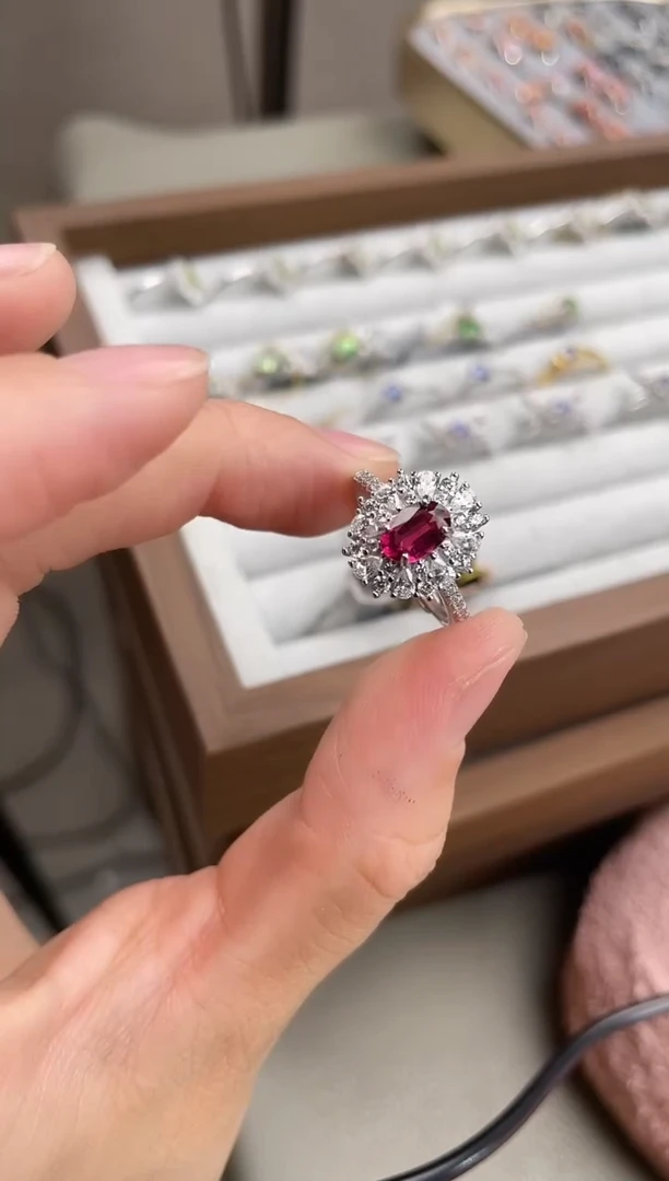 银S925镶嵌手饰碧玺手饰