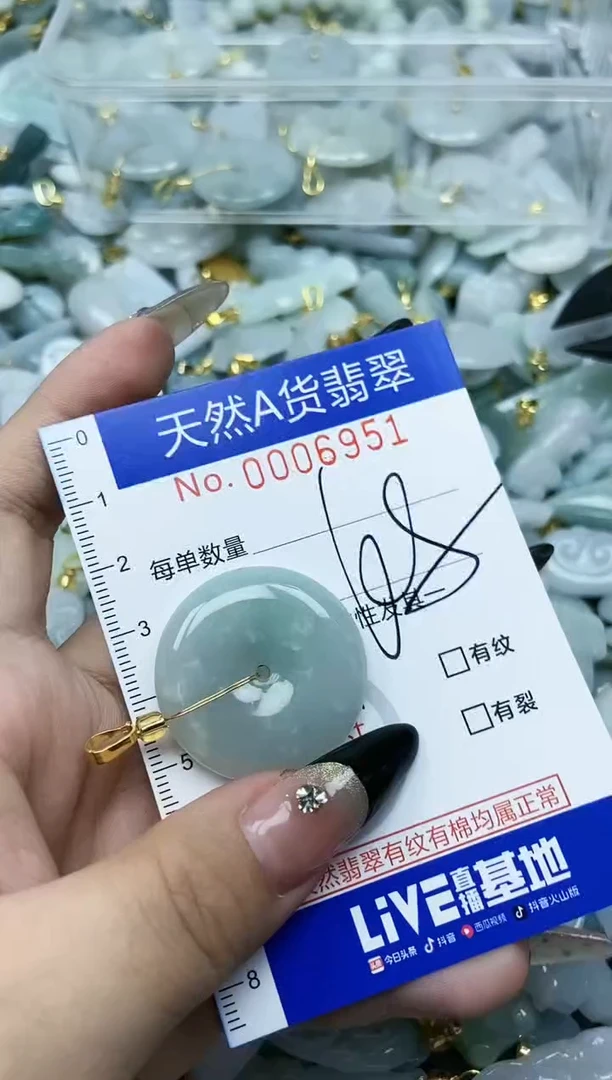 【闪购商品】翡翠颈饰未镶嵌天然A货翡翠