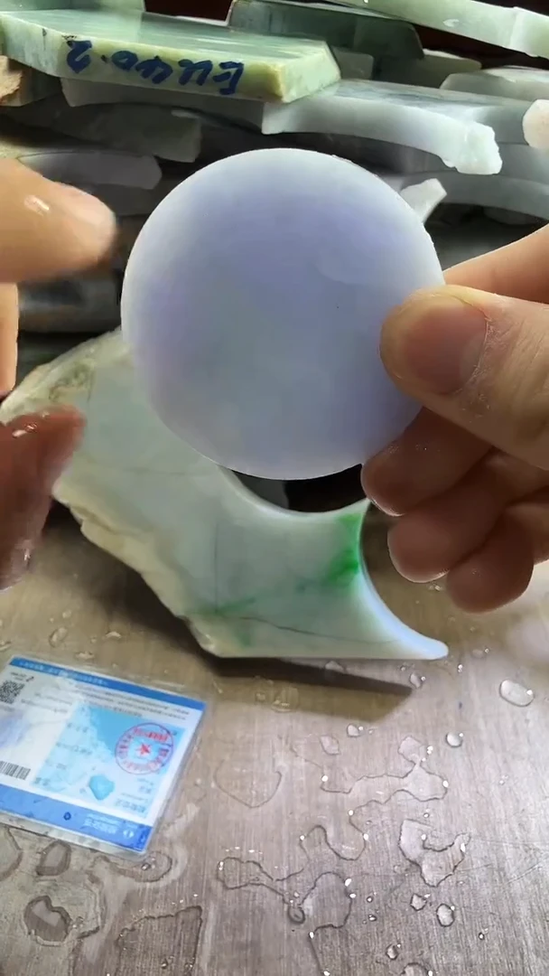 裸石翡翠天然翡翠A货花162