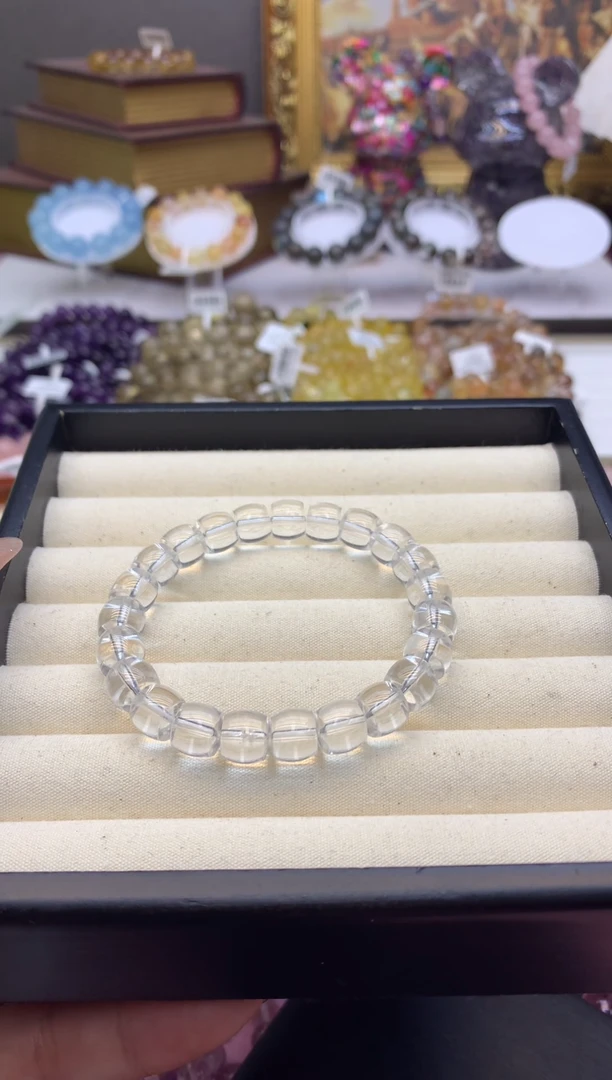 【闪购商品】水晶手串未镶嵌老型珠白水晶