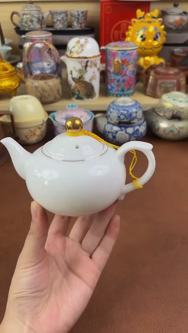 陶瓷茶具摆件旅行套组