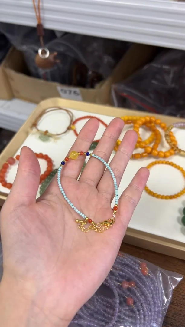 未镶嵌蜜蜡手链蜜蜡小米松多宝款小手链[1004]