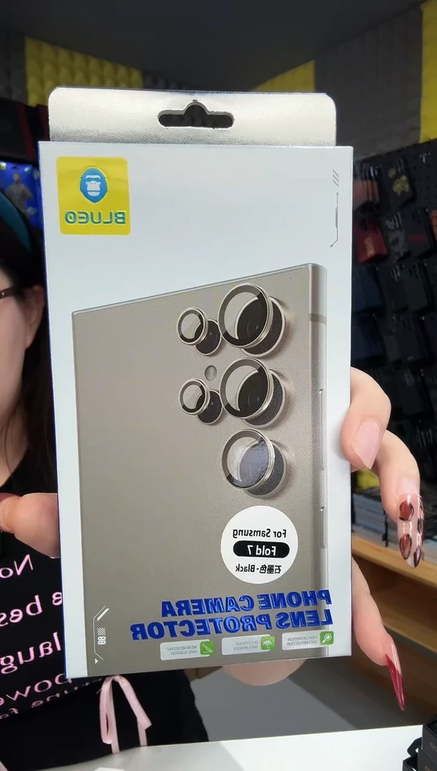 蓝星F7黑色镜头膜