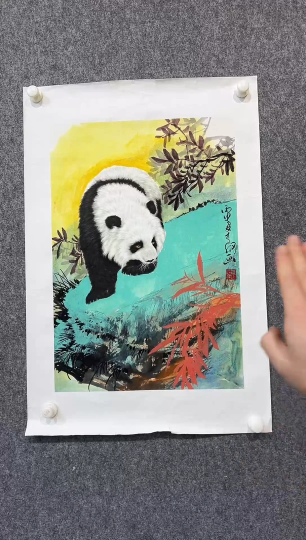 【闪购商品】国画李纲-国画-2.7平尺-01