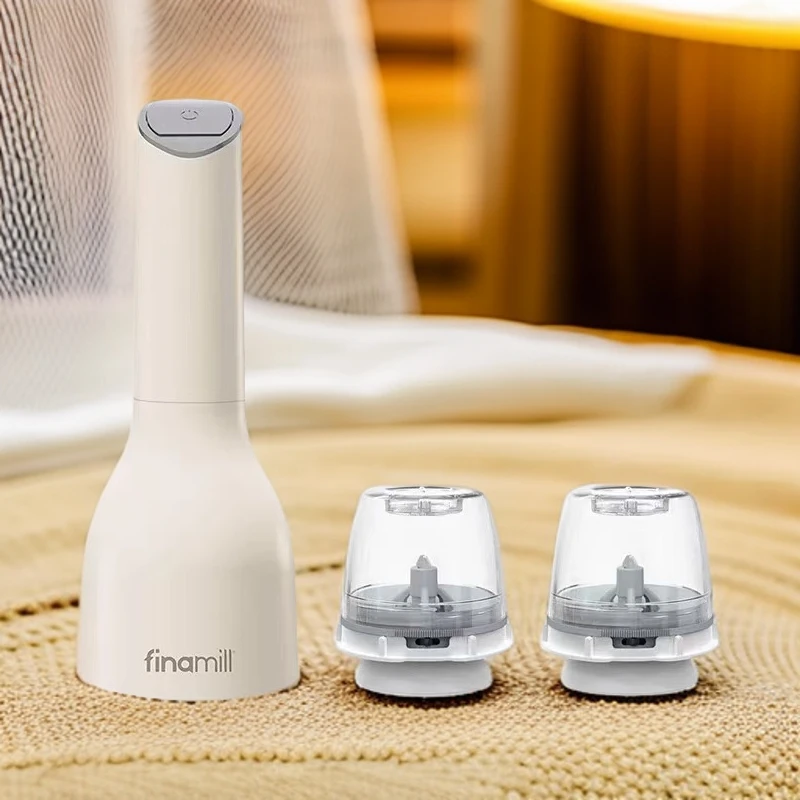 FinaMill厨房研磨器电动香料海盐胡椒孜然佐料研磨机粗细可调