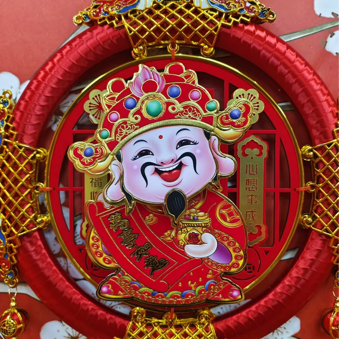 2025新年春节高端摇头喜庆年货挂件ZY