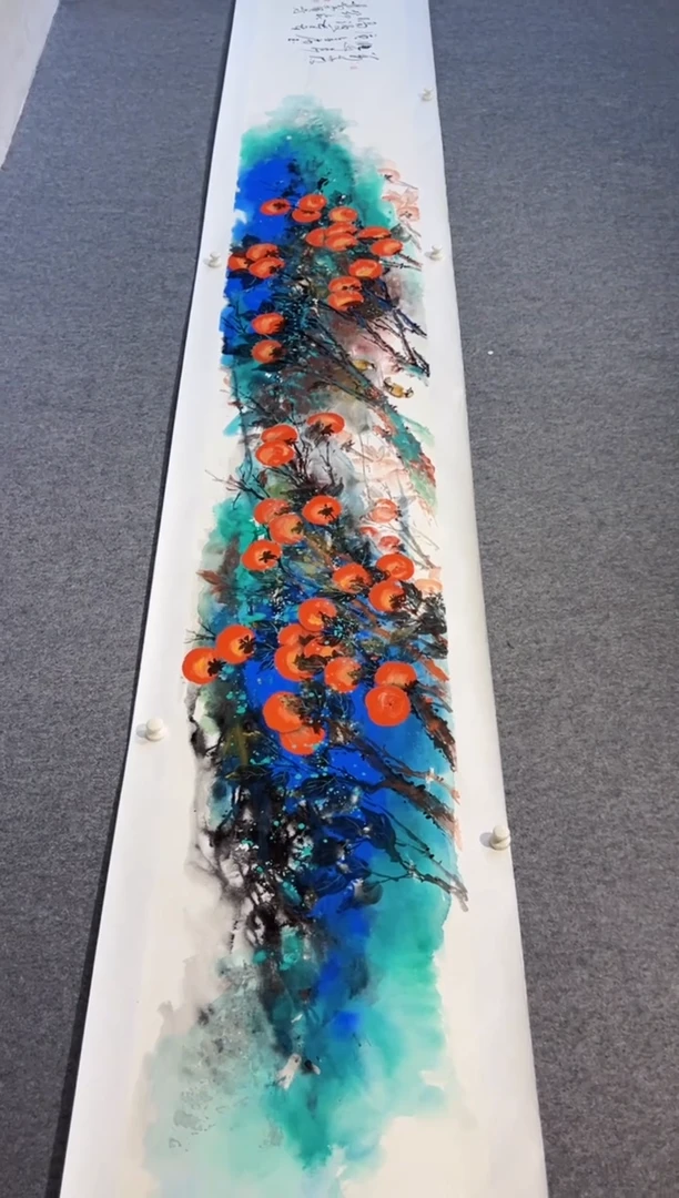 国画徐亚东-精品长卷-国画作品-下