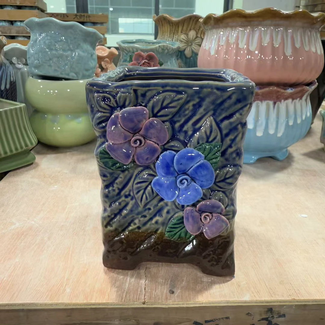 陶瓷多肉花盆肉肉植物花盆小清新陶瓷花盆客厅阳台凑单凑9块谢谢