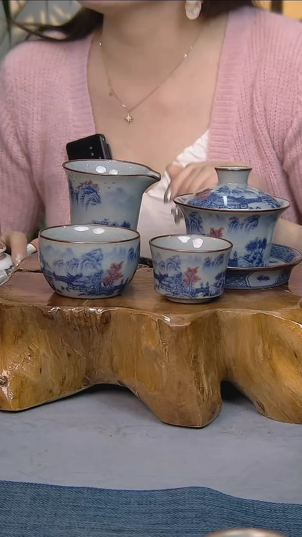 简装家用款4件套 陶瓷家用茶具系列