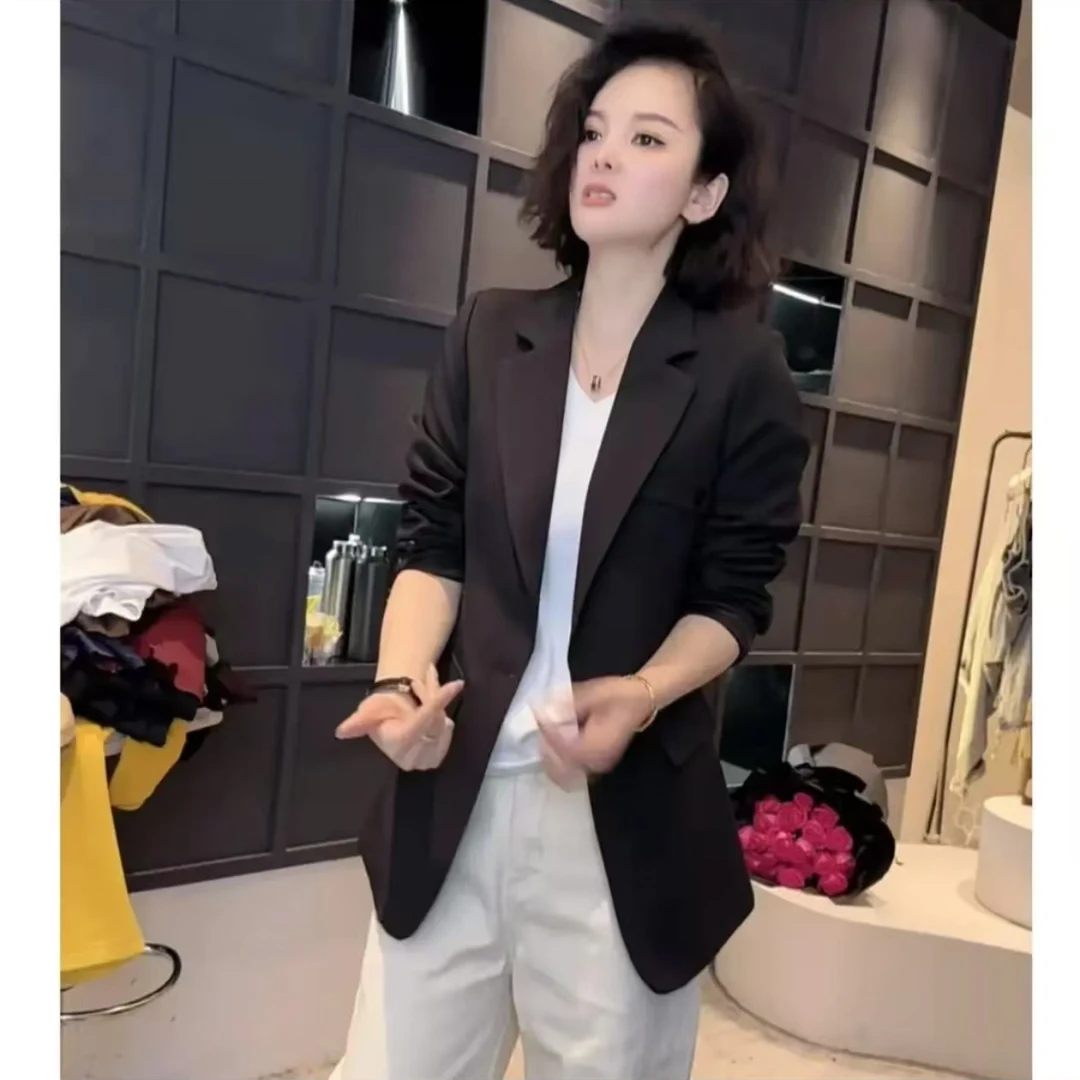 《姚家优麦汇》Y5256春款设计感时尚百搭西装外套休闲女款修身