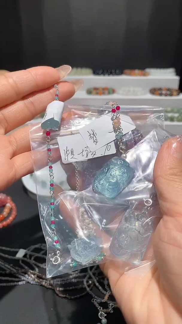 烟晶手链银S925镶嵌 许是一场梦4发1