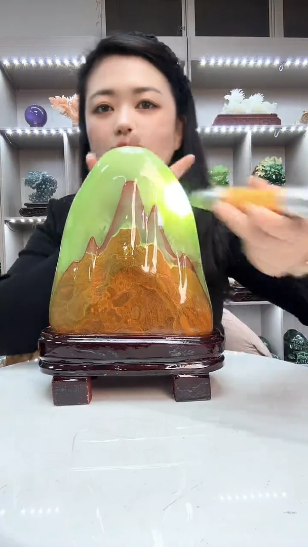 石材石头摆件家居办公室客厅玄关高档摆设