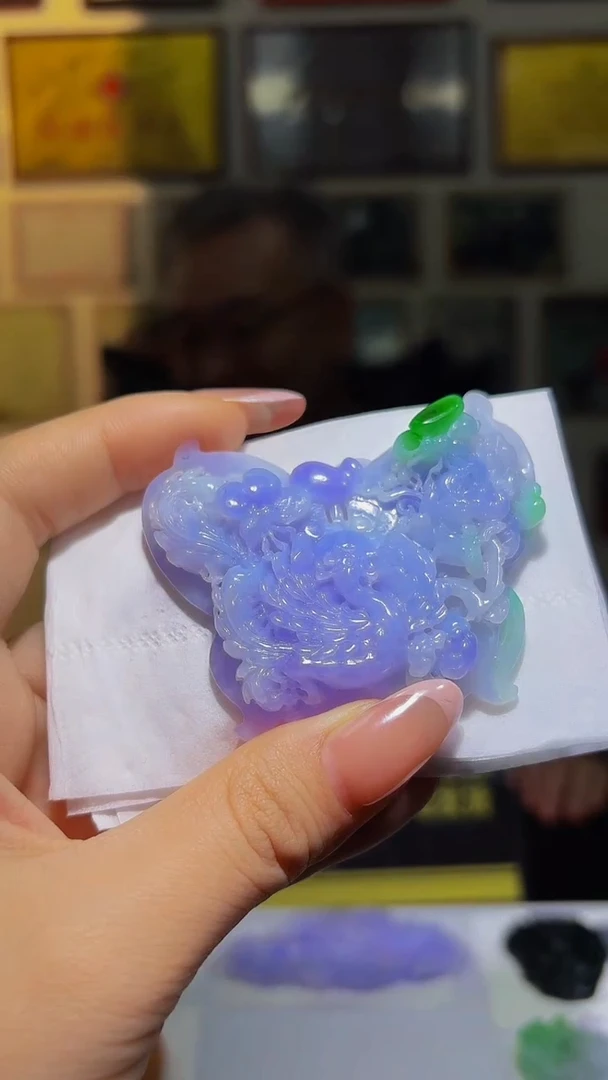 未镶嵌定制翡翠雅*娜41/1207/Y/花