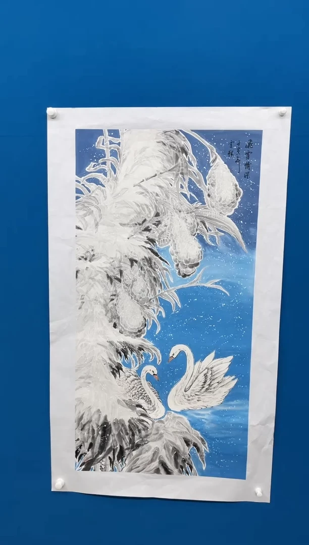 【闪购商品】国画张-四尺雪景/无框/W