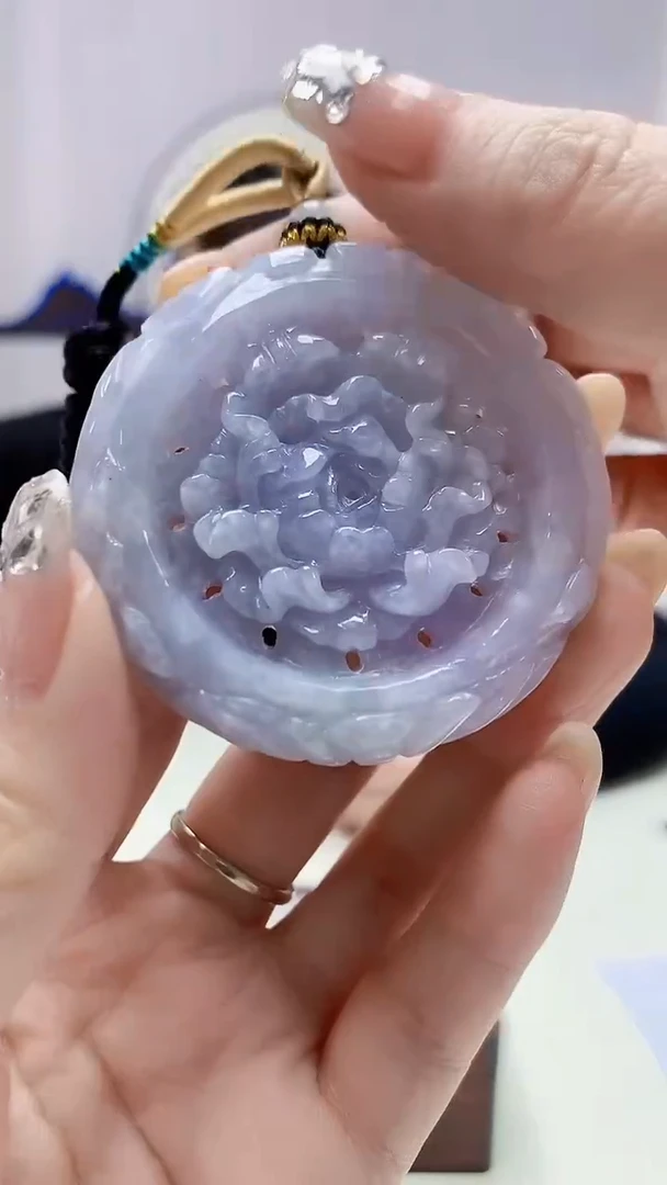 定制翡翠未镶嵌5060DD-毛货挂件290