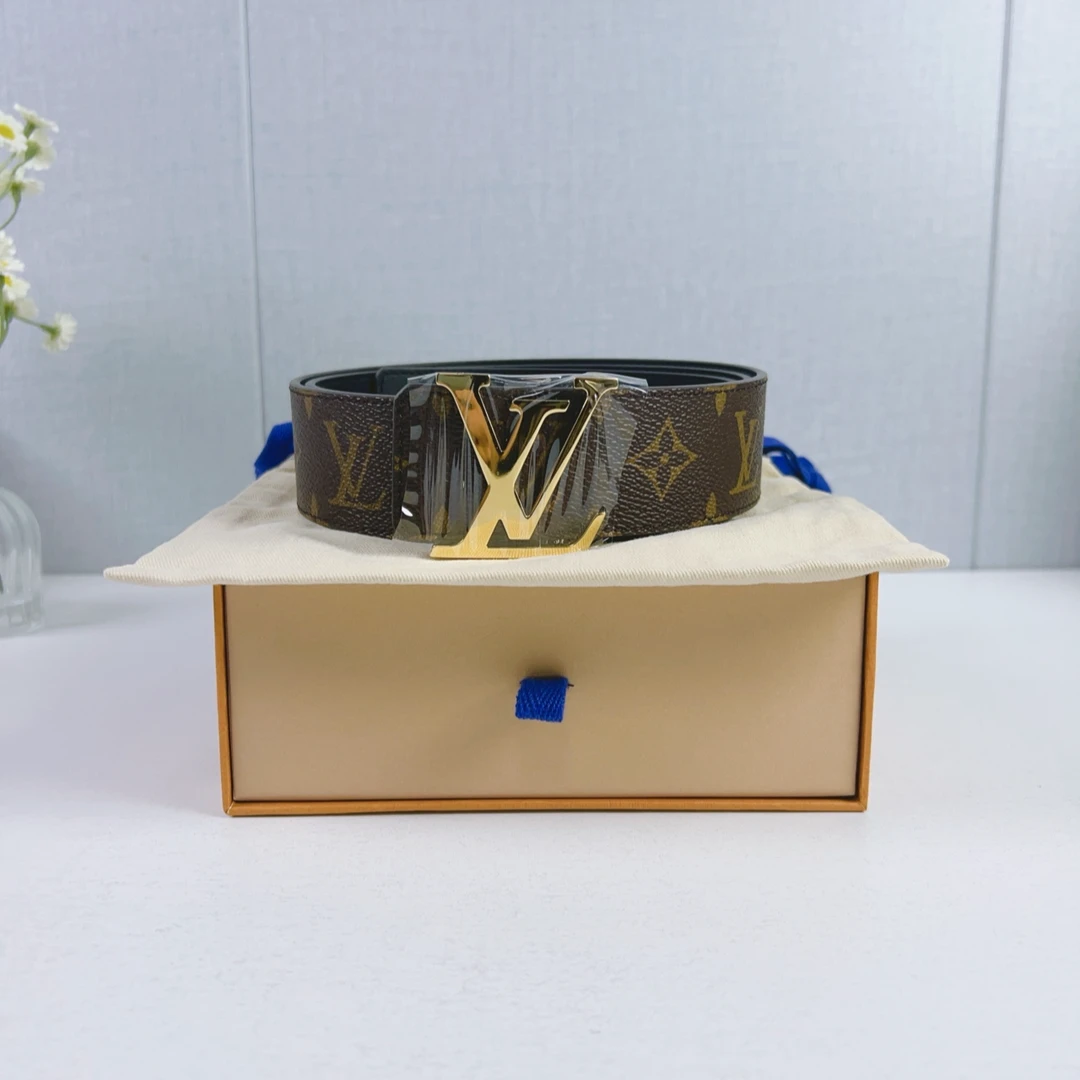 未使用 LOUIS VUITTON PARIS 男士老花皮带（下单前咨询客服）