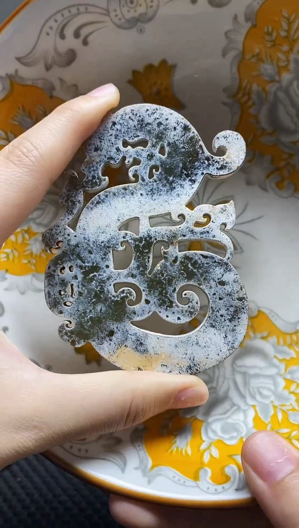 瓷片瓷片 瓷器 摆件1个