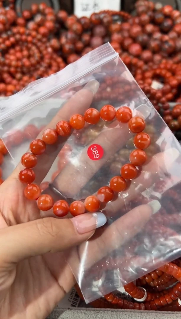 未镶嵌手串南红玛瑙9+