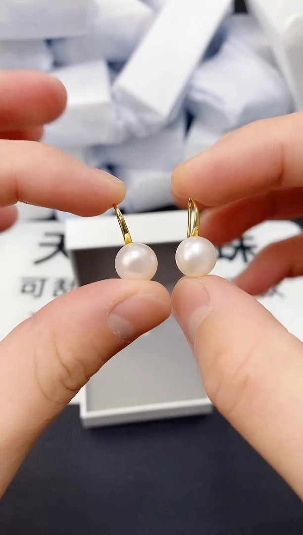 未镶嵌耳饰淡水珍珠ED1032