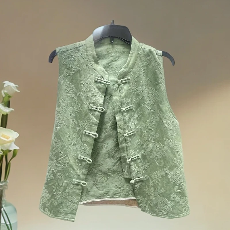 {花筵笑}春季新款马夹上衣