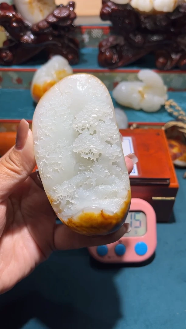 未镶嵌和田玉挂件一**凉1