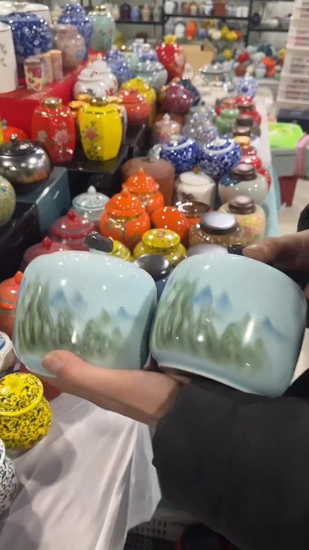 【闪购商品】其他陶瓷茶叶罐储物密封罐家用绿茶红茶普洱龙井