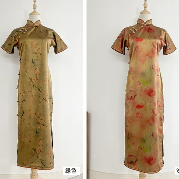 【十三郎】2025真丝重缎旗袍240957