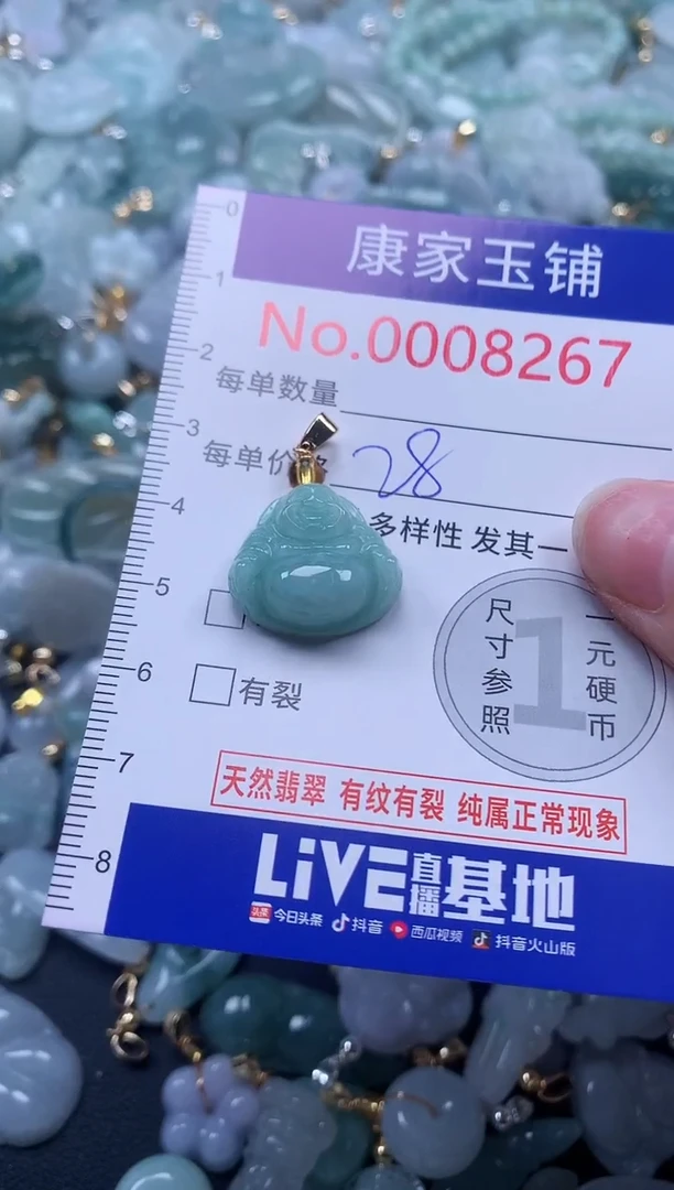 颈饰未镶嵌翡翠867