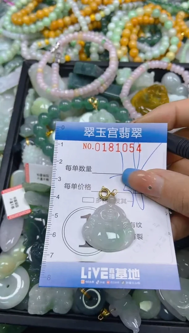 翡翠未镶嵌颈饰闪购0181054