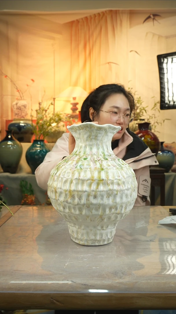 高30口14高温陶瓷花瓶